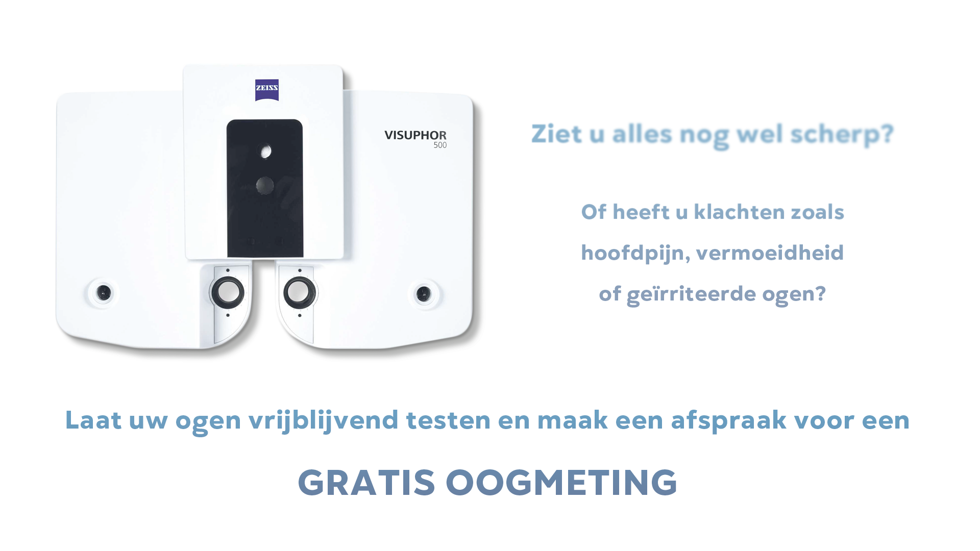 Oogmeting afspraak